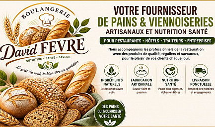 Acteurs Locaux  du BÉNIN - Les pains nutrition-santé la Boulangerie David FEVRE : l'avenir de la boulanger..