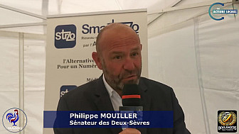 TV Locale Acteurs-Locaux des Deux-Sèvres - interview du Sénateur Philippe MOUILLER à la Fête du Pain de Le Tallud